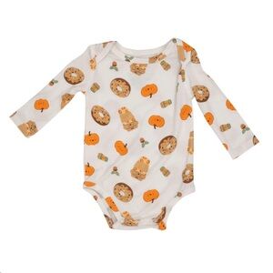 Angel Dear bodysuit Pumpkin Spice Latte 0-3 M